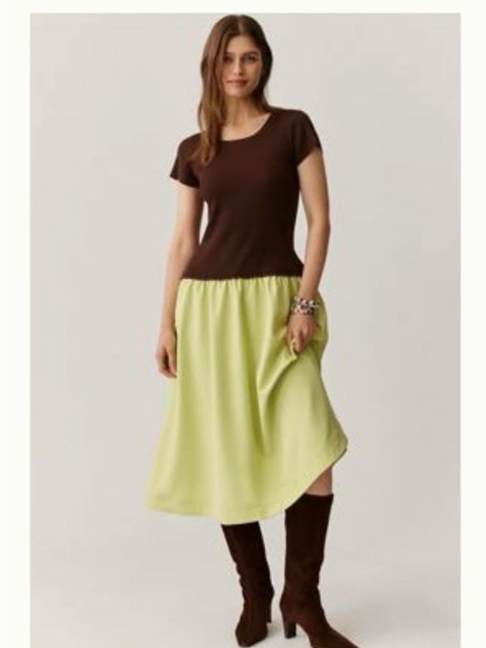 by Anthropologie Twofer sweater midi dress 👗 NWT sz XS